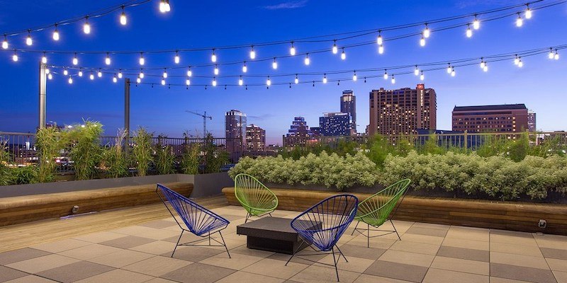 Furnished Apartment Patio in Austin TX